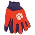 Mcarthur Towels & Sports Clemson Tigers Two Tone Gloves - Adult 9960695975